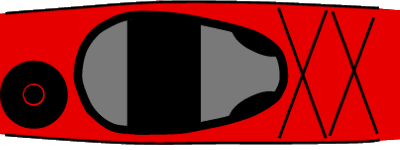Keyhole cockpit for sea kayak