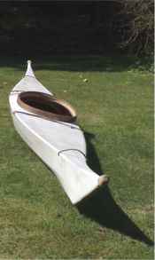 White SOF kayak