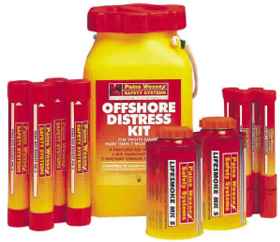 Offshore distress flare pack