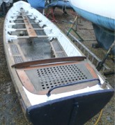 teak gratings on a 30 foot Royal Navy gig