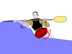 Kayak high brace
