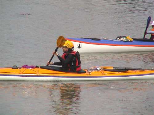 Kayakers on Mor Bihan 1