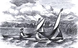 Warington Baden-Powell sailing canoe