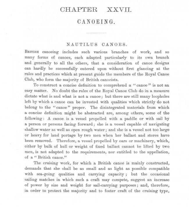 Dixon Kemp "Manual of Yacht and Boat Sailing" 1895 p485