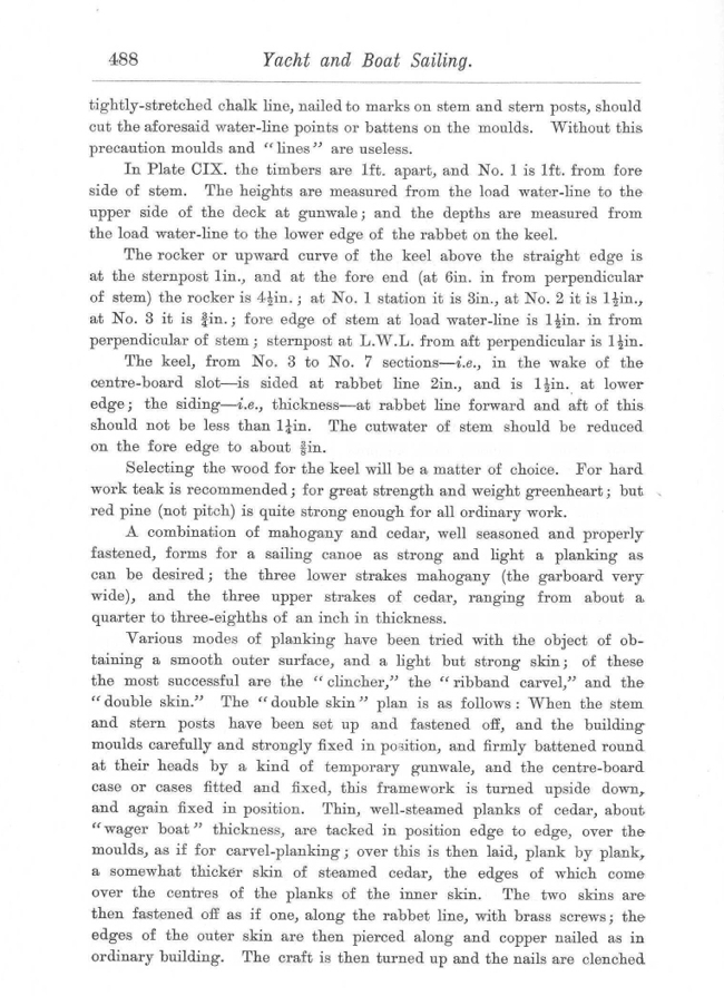 Dixon Kemp "Manual of Yacht and Boat Sailing" 1895 p488